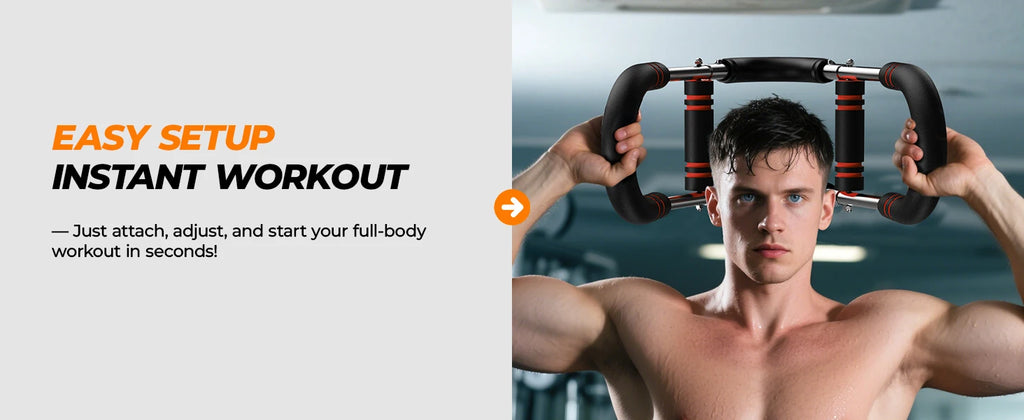 Adjustable U‑Shape Arm Trainer & Hand Gripper (60–100 lb) – Non‑Slip Power Twister for Home & Gym